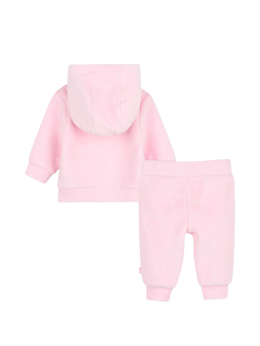 BOSS Kidswear Trainingspak met logopatch Roze