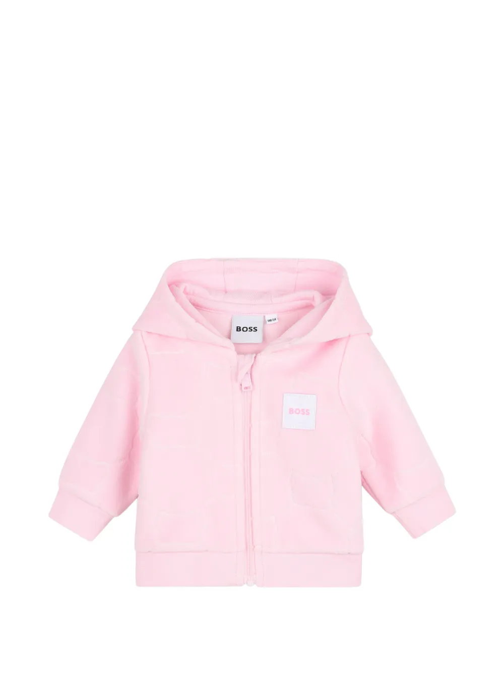 BOSS Kidswear Trainingspak met logopatch Roze