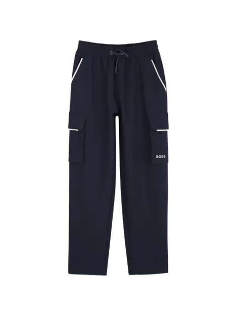 BOSS Kidswear logo-print track pants