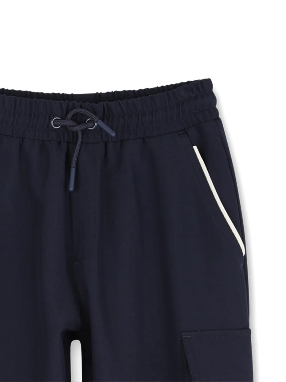 BOSS Kidswear Trainingsbroek met logoprint Blauw