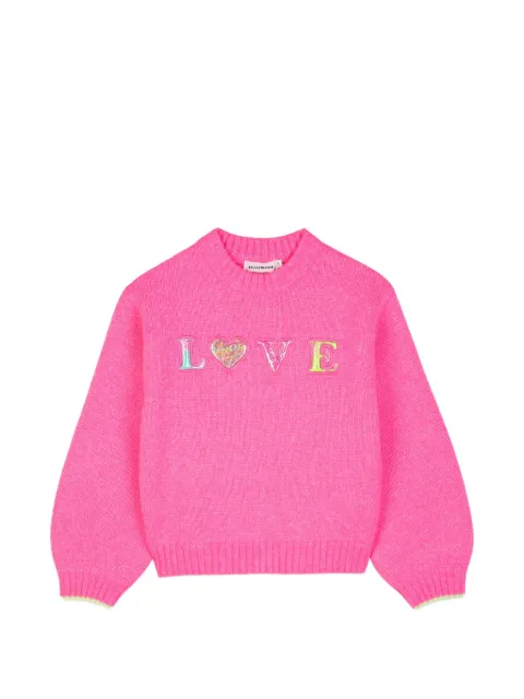 Billieblush sequin-embellished knitted sweater