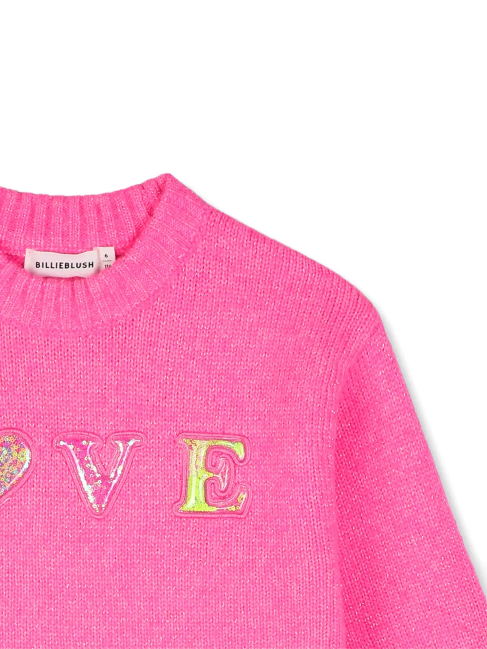 Billieblush Gebreide trui met pailletten Roze