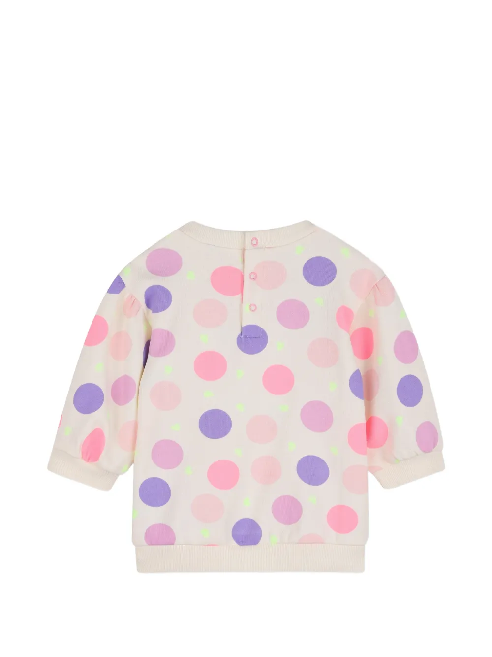 Billieblush Katoenen jurk met stippen Beige