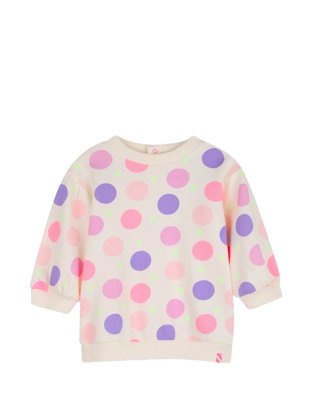 Billieblush polka-dot cotton dress - Neutrals