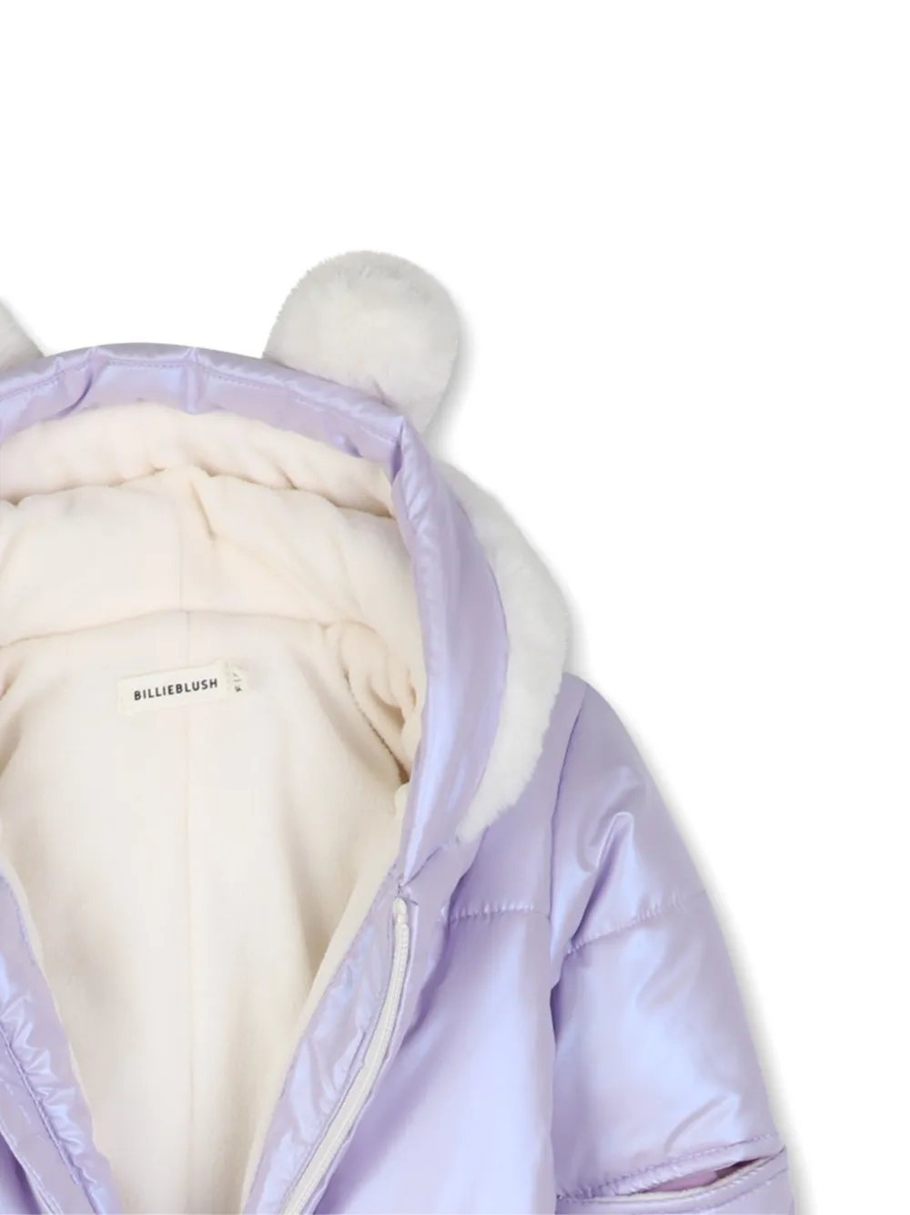 Billieblush Gewatteerde romper met berenoren Paars