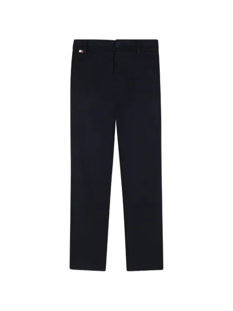 BOSS Kidswear belt-loop formal trousers