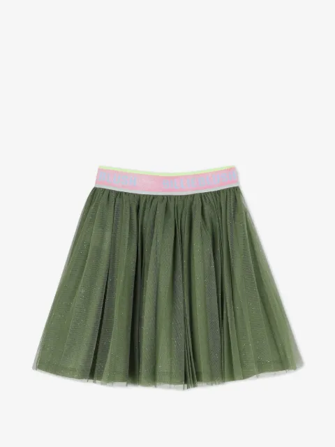 Billieblush Saia com tule e aplicação de brilho