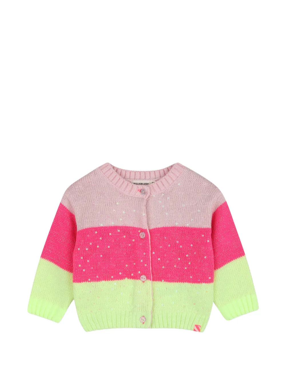 Billieblush Cardigan con design color-block - Verde