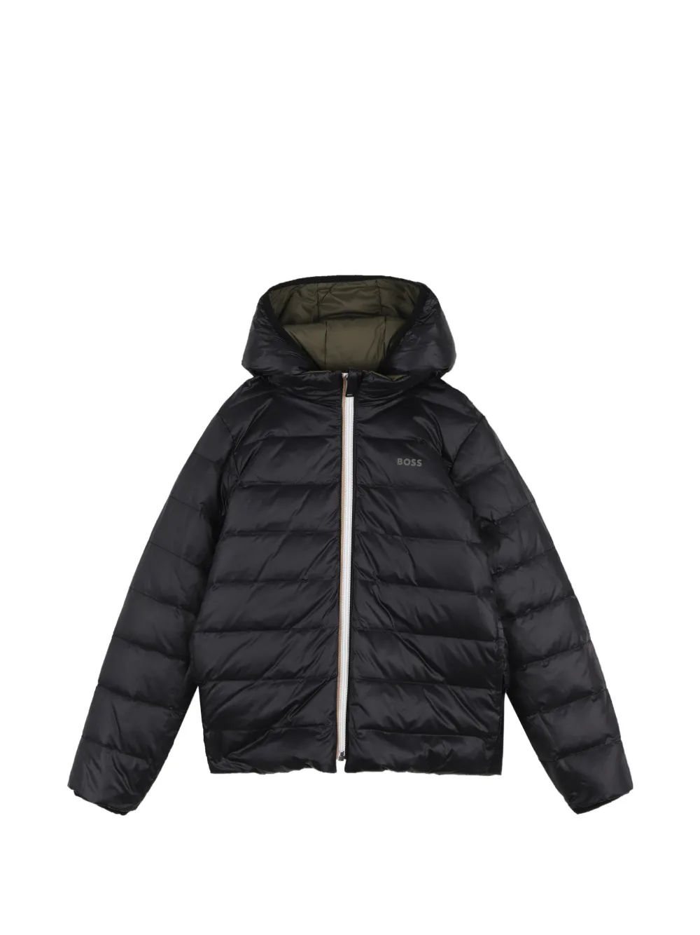 BOSS Kidswear Wendbare Jacke mit Futter - Schwarz