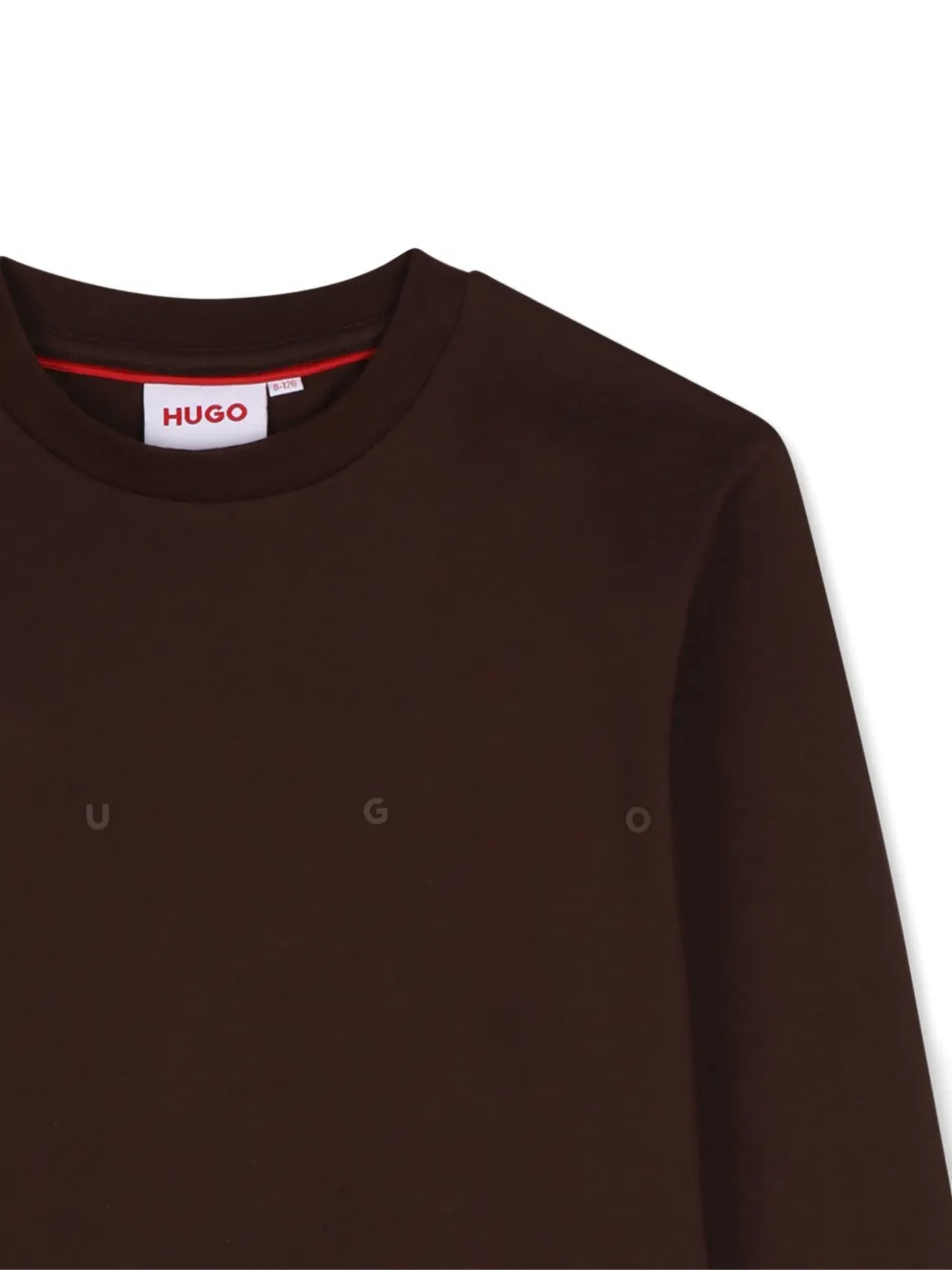 HUGO KIDS T-shirt met lange mouwen Bruin