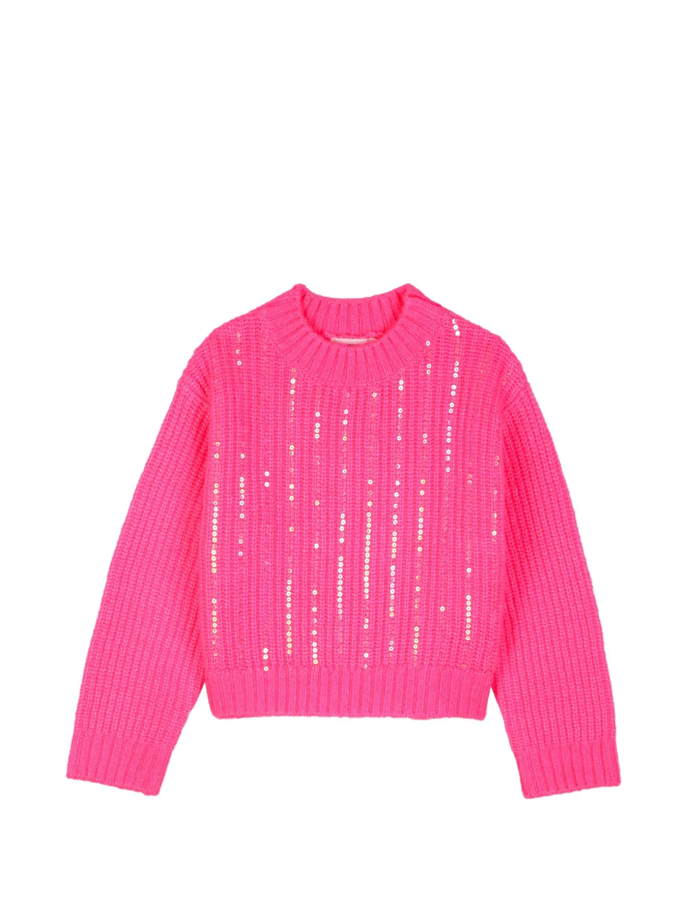 Billieblush Maglione con paillettes - Rosa