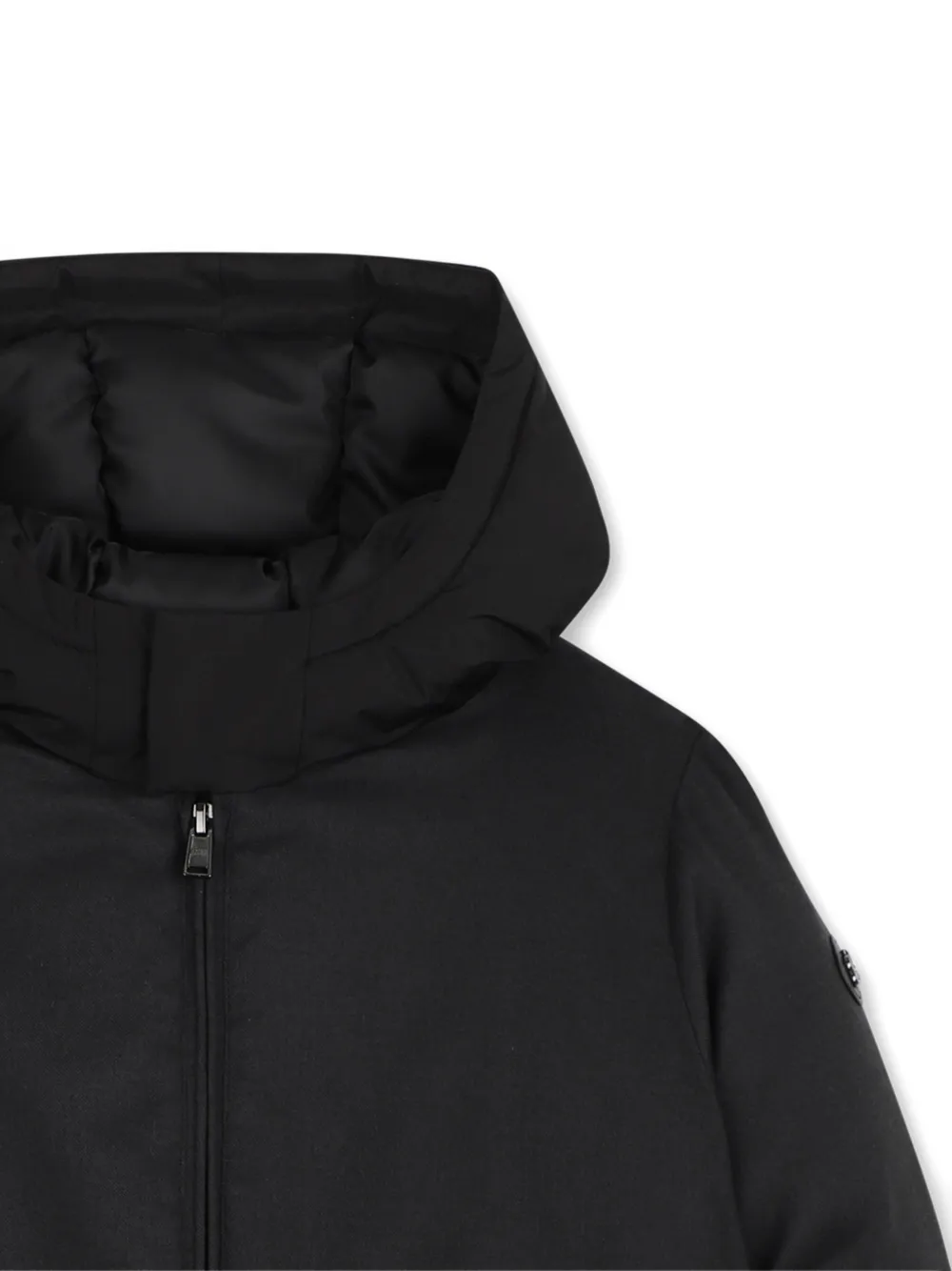BOSS Kidswear Gewatteerd jack Zwart