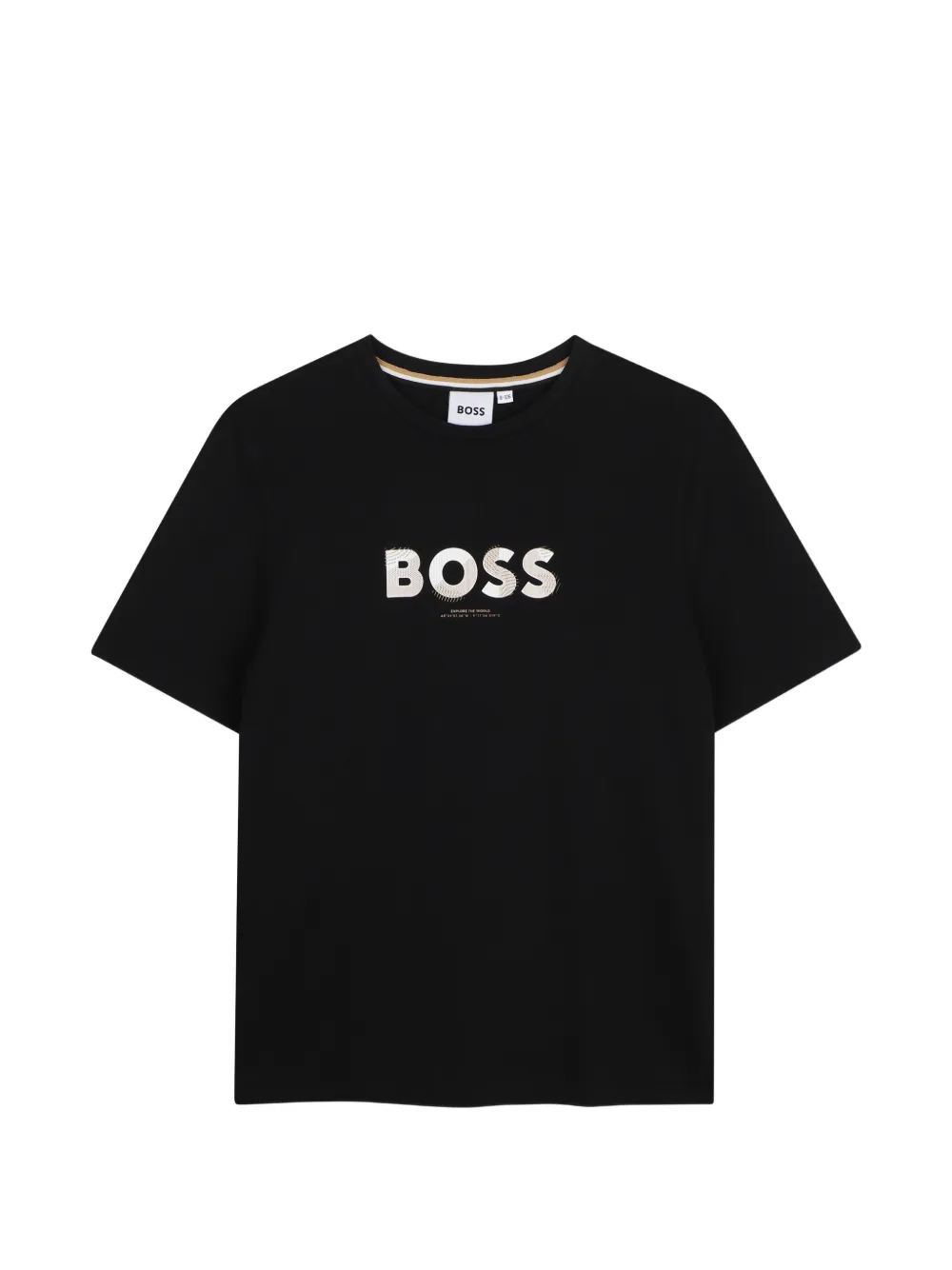 BOSS Kidswear short-sleeve t-shirt Zwart