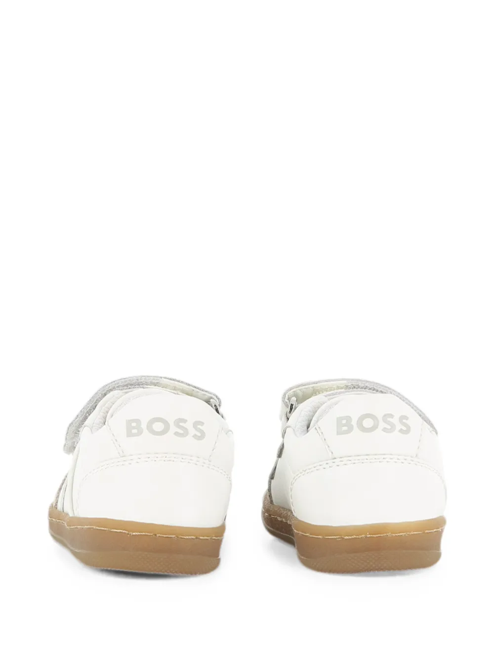 BOSS Kidswear Sneakers met logoprint Wit