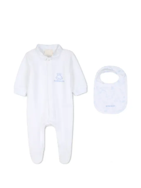 Givenchy Kids logo-embroidered floral-print pajamas
