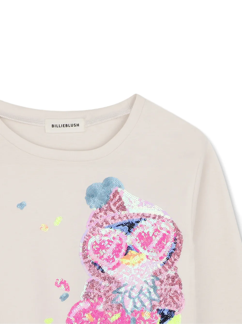 Billieblush T-shirt met pailletten Wit