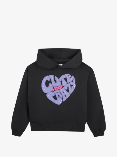 Billieblush heart-motif embellished hoodie