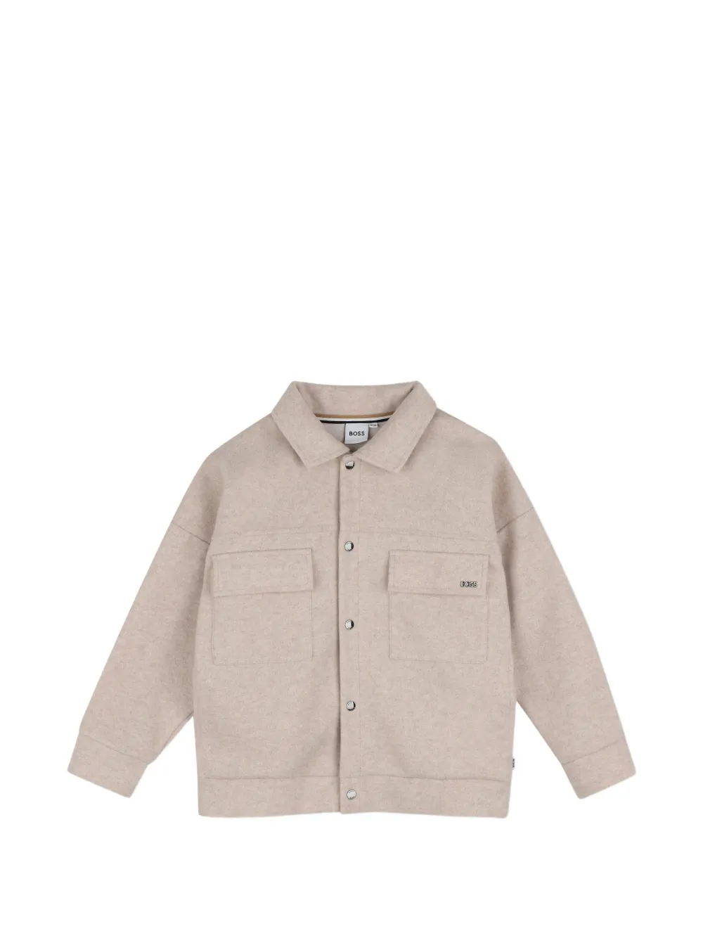 BOSS Kidswear Jacke mit Brusttasche - Nude