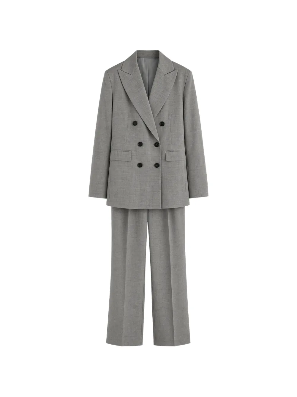 ROOM76 Oslo double-breasted peak-lapels suit - Grigio