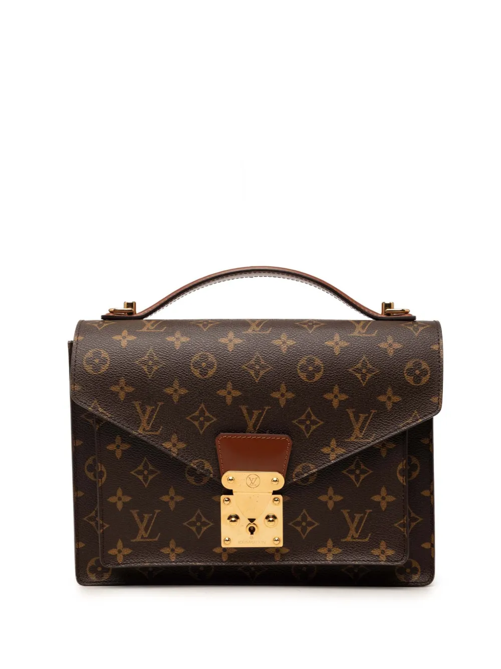 Louis Vuitton Pre-Owned 2005 Monogram Monceau 28 satchel - Braun
