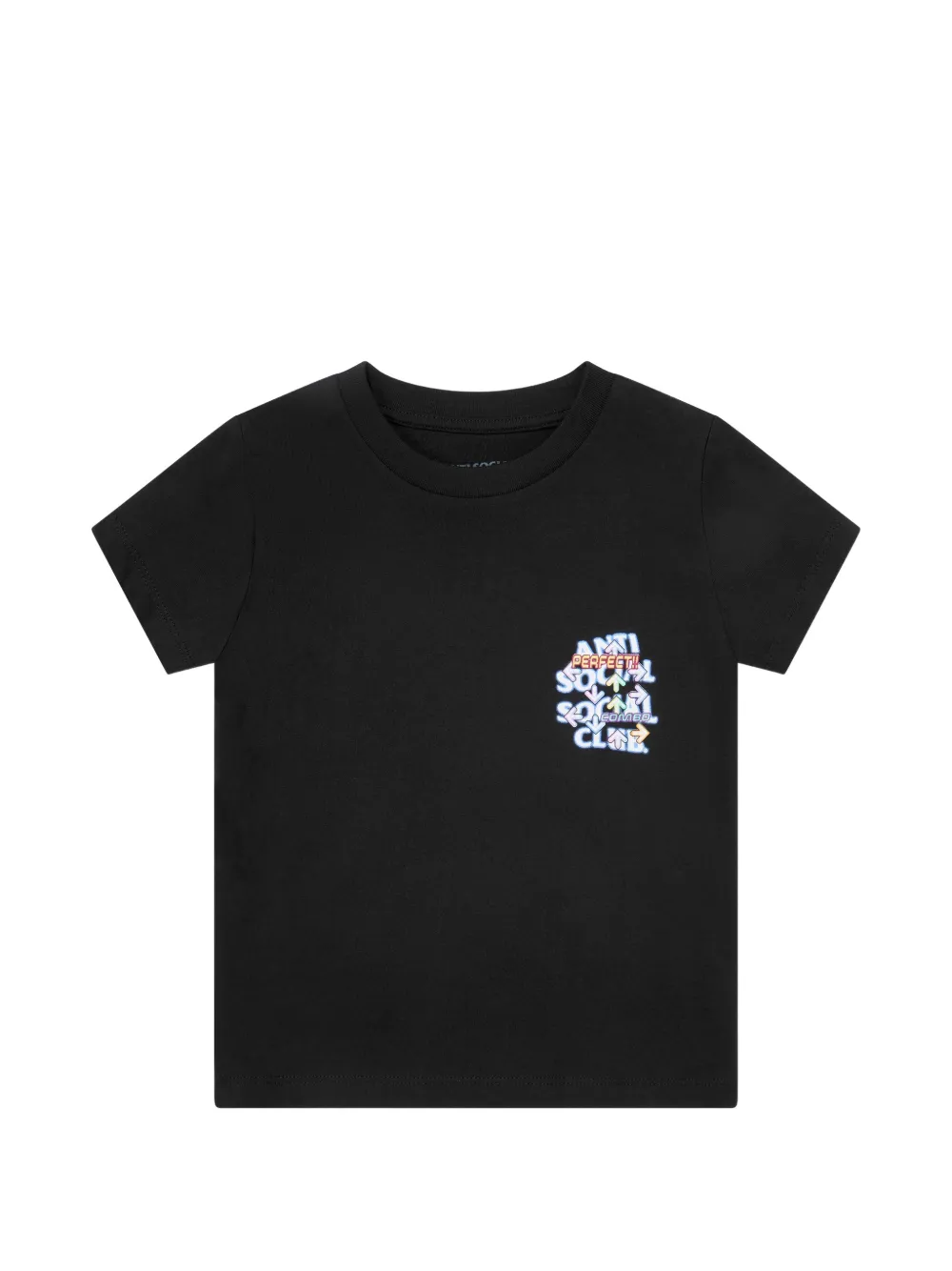 Anti Social Social Club kids logo-print cotton T-shirt - Nero