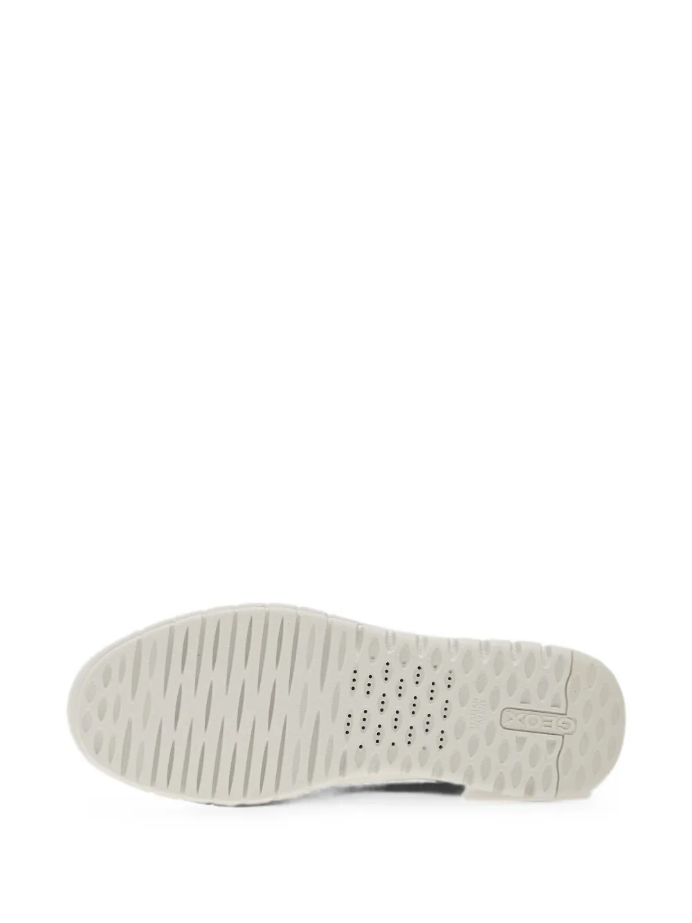 Geox Flextride Plus lace-up leather sneakers Wit