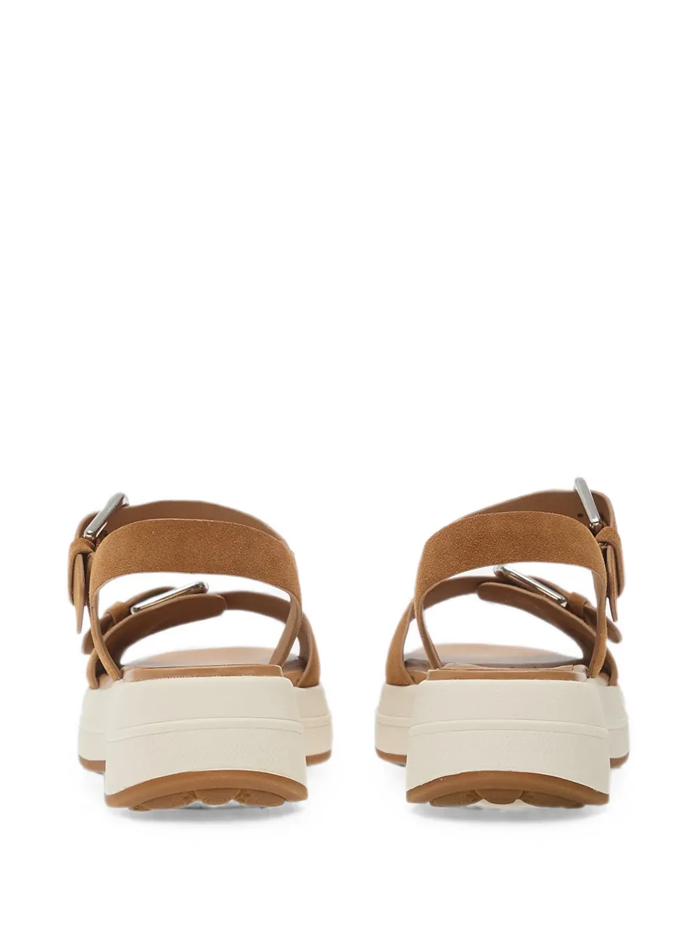 Geox Spherica Ecub-3 sandalen met gespsluiting Bruin