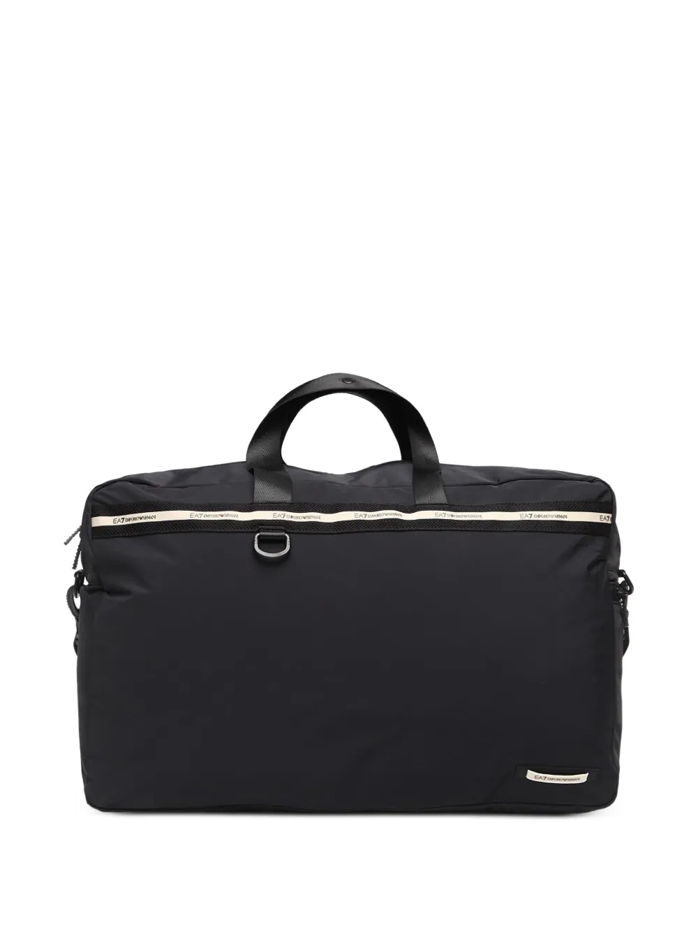 Ea7 Emporio Armani logo-tape gym bag - Schwarz