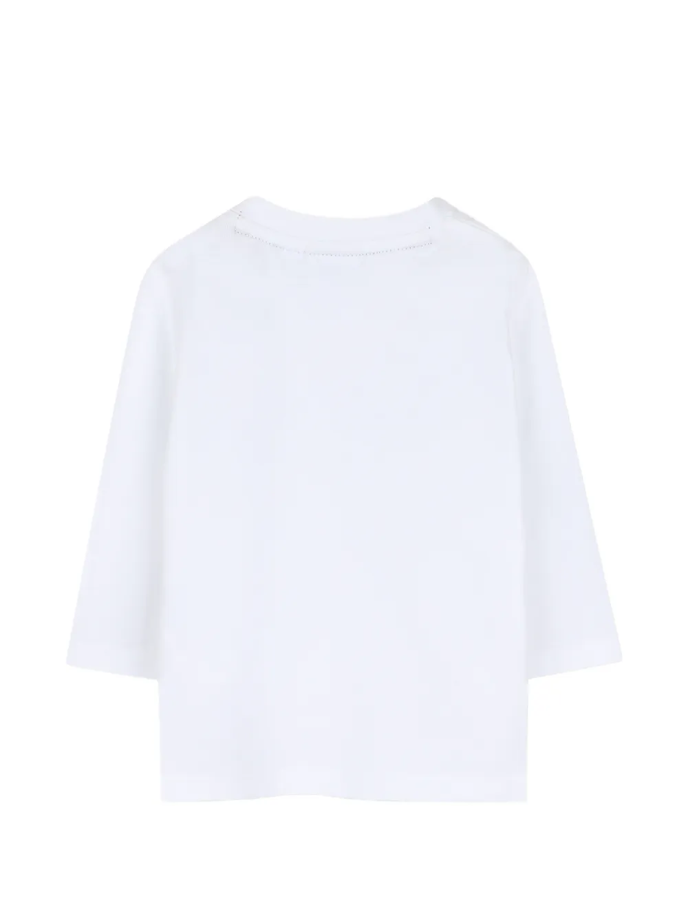BOSS Kidswear T-shirt met lange mouwen Wit