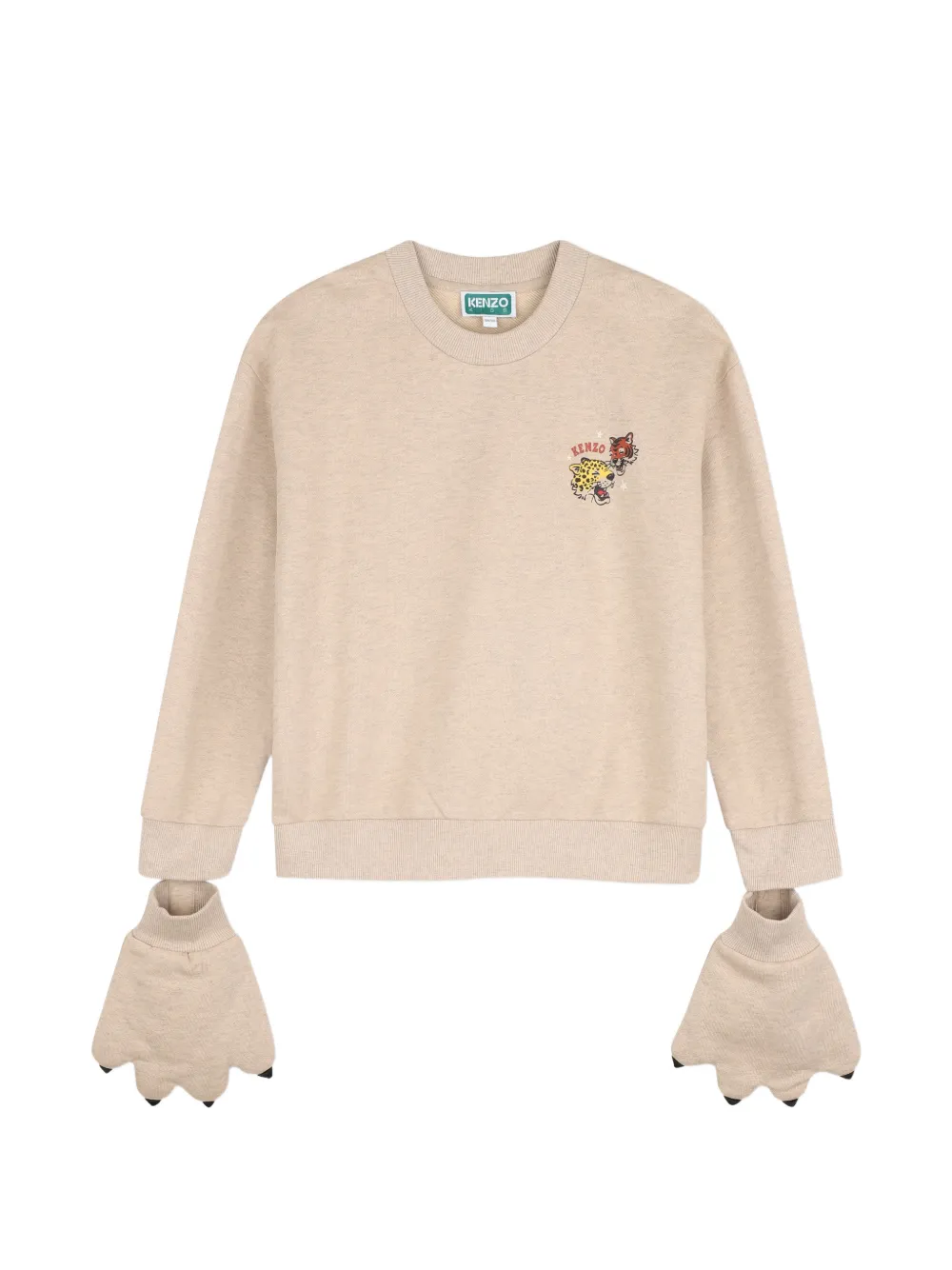 Kenzo Kids Felpa con stampa grafica - Toni neutri