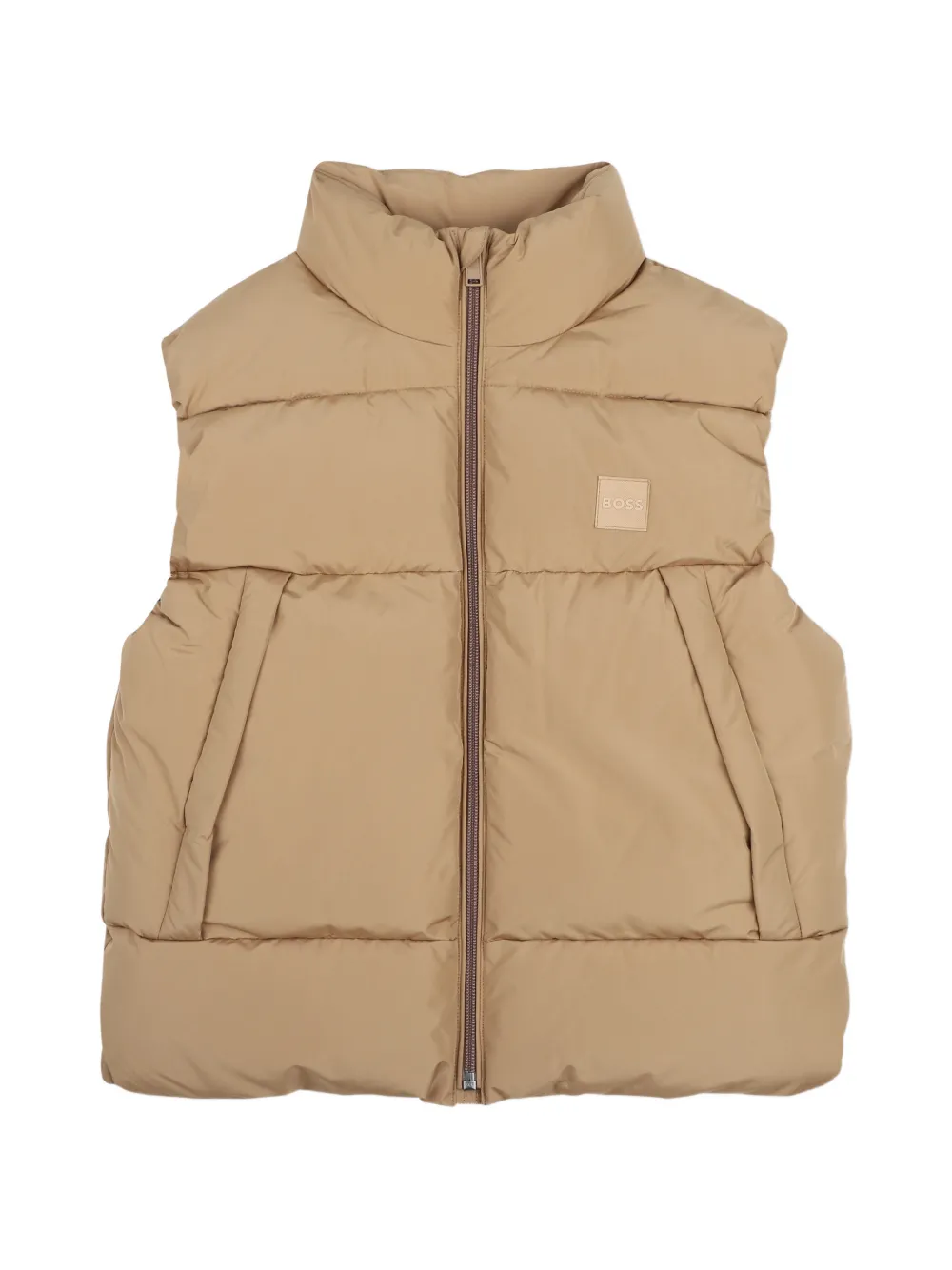 BOSS Kidswear Gesteppte Weste - Braun