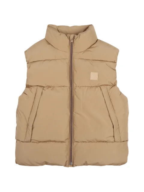 BOSS Kidswear quilted sleeveless waistcoat