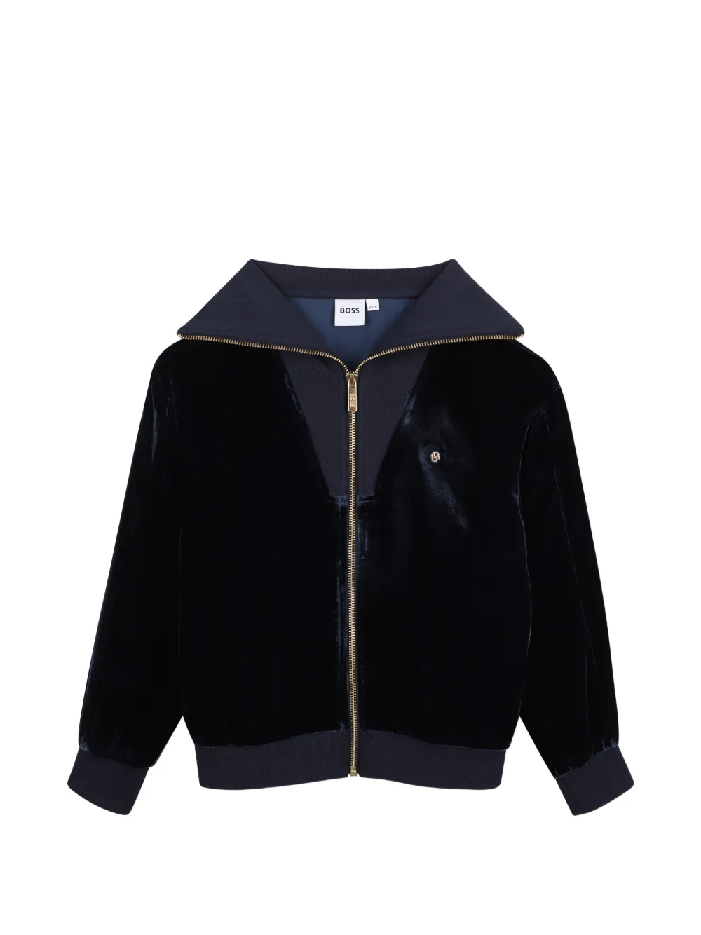 BOSS Kidswear Cardigan mit Reißverschluss - Blau