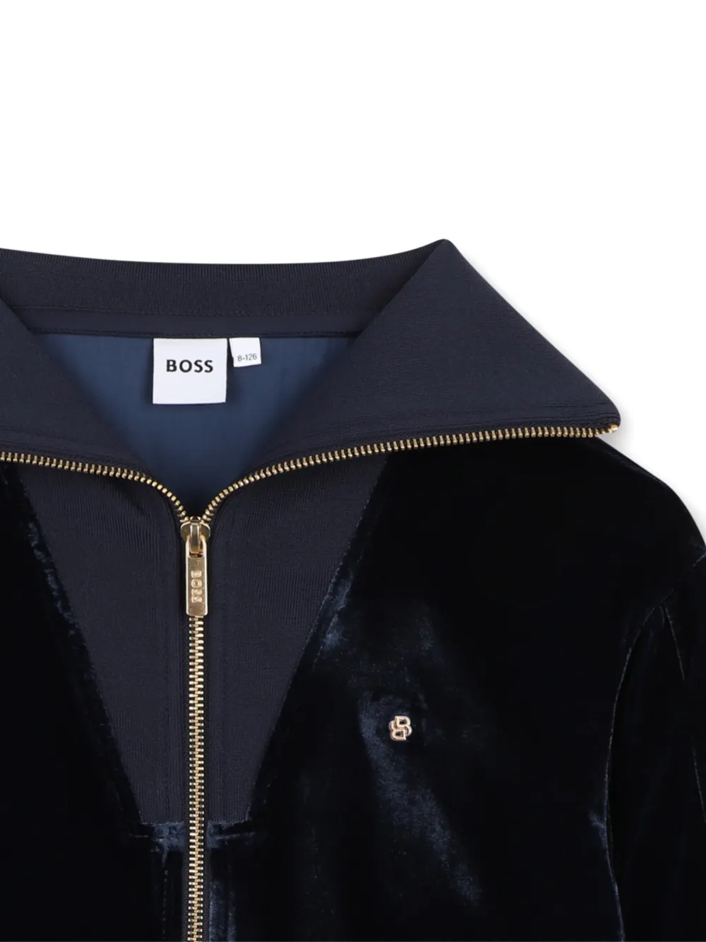 BOSS Kidswear Vest met rits Blauw