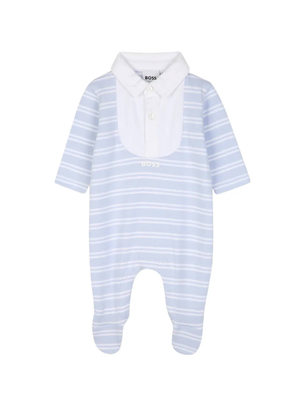 BOSS Kidswear Gestreept babypakje Blauw
