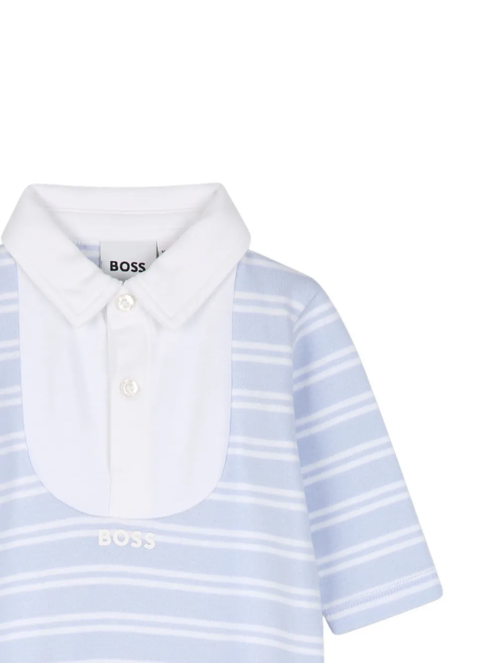 BOSS Kidswear Gestreept babypakje Blauw