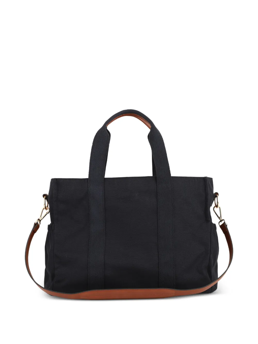 Chloé Kids Canvas luiertas met paardenpatch Blauw