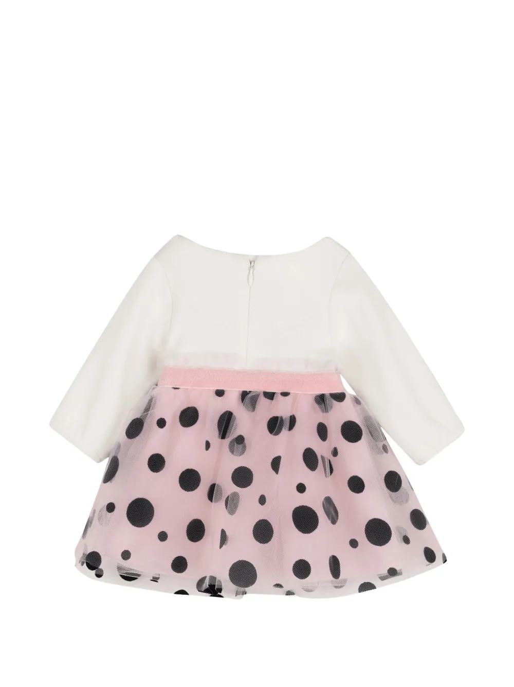 Marc Jacobs Kids Jurk met stippen en tulen rok Wit
