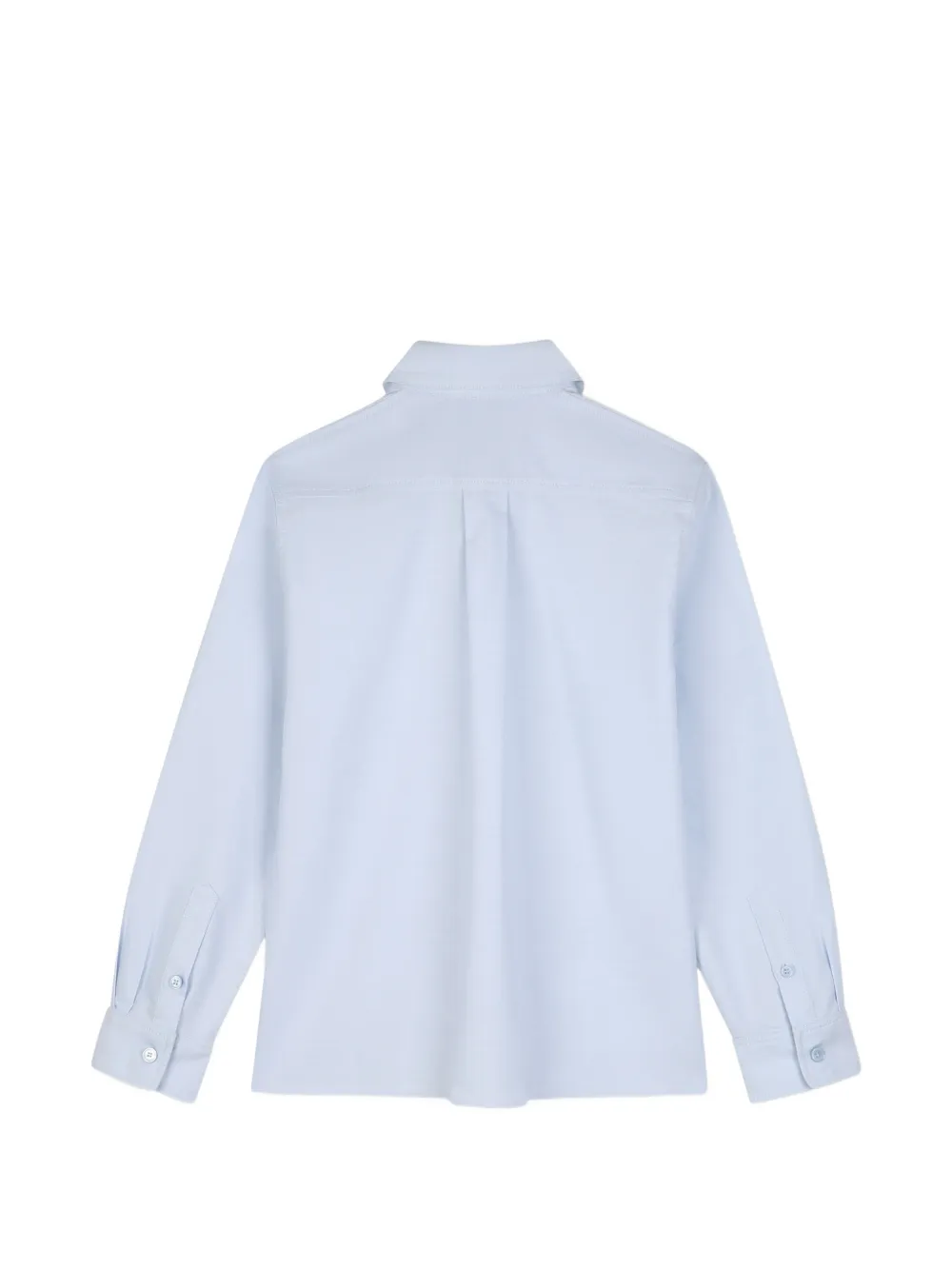 Givenchy Kids Shirt met geborduurd logo en zak Blauw
