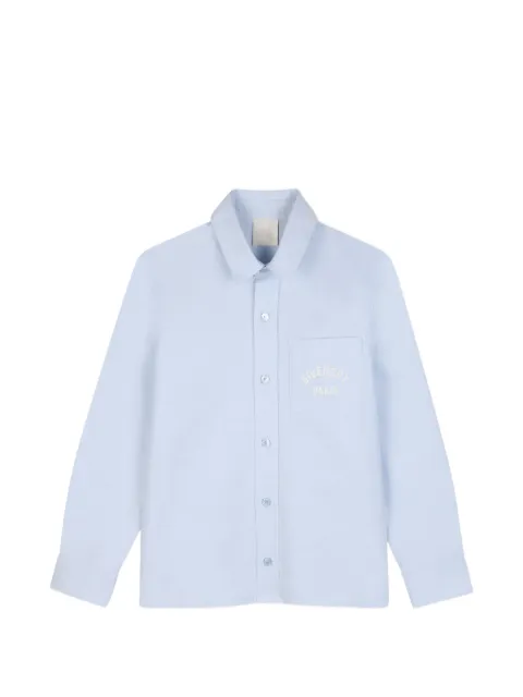 Givenchy Kids logo-embroidered pocket shirt