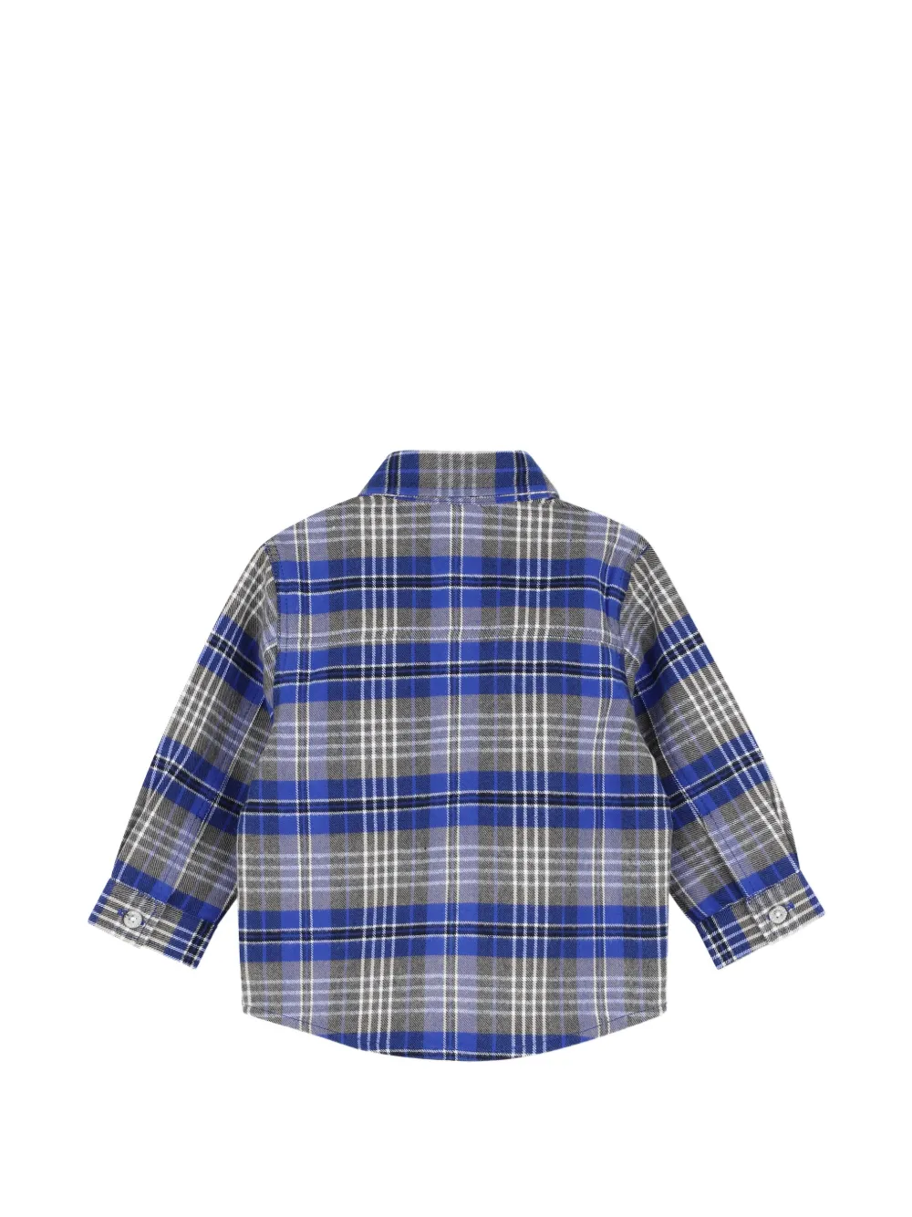 Timberland Kids Geruit shirt met lange mouwen Blauw