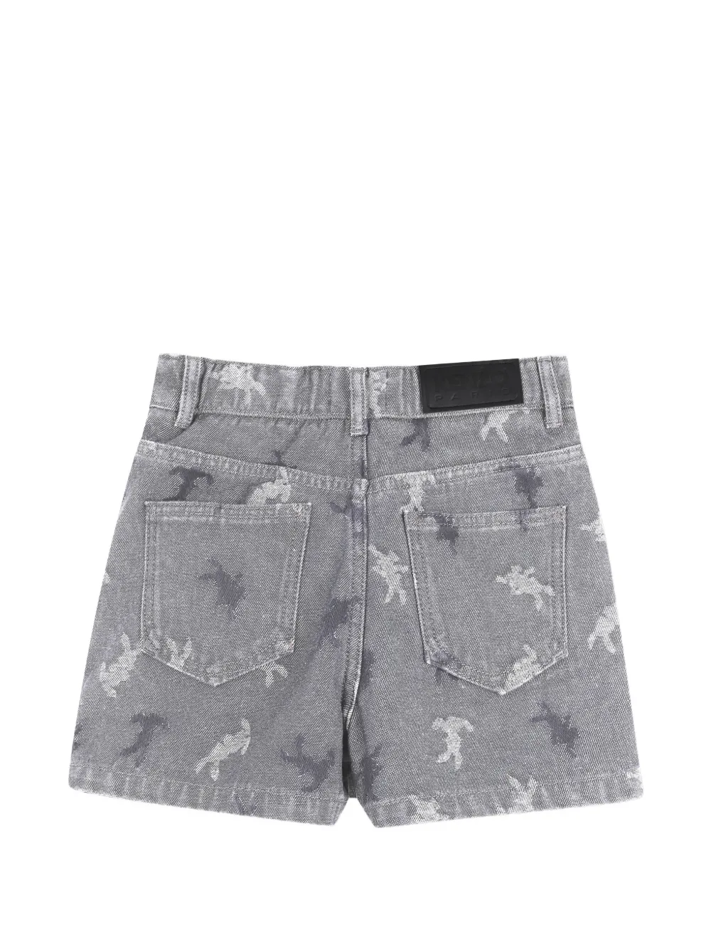 Kenzo Kids Spijkerrok met print Grijs