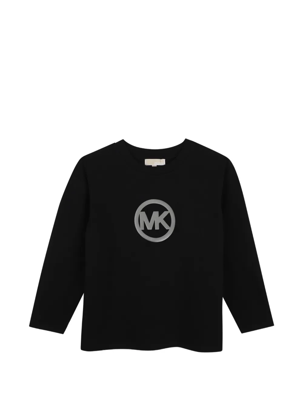 Michael Kors Kids T-shirt a maniche lunghe con logo - Nero