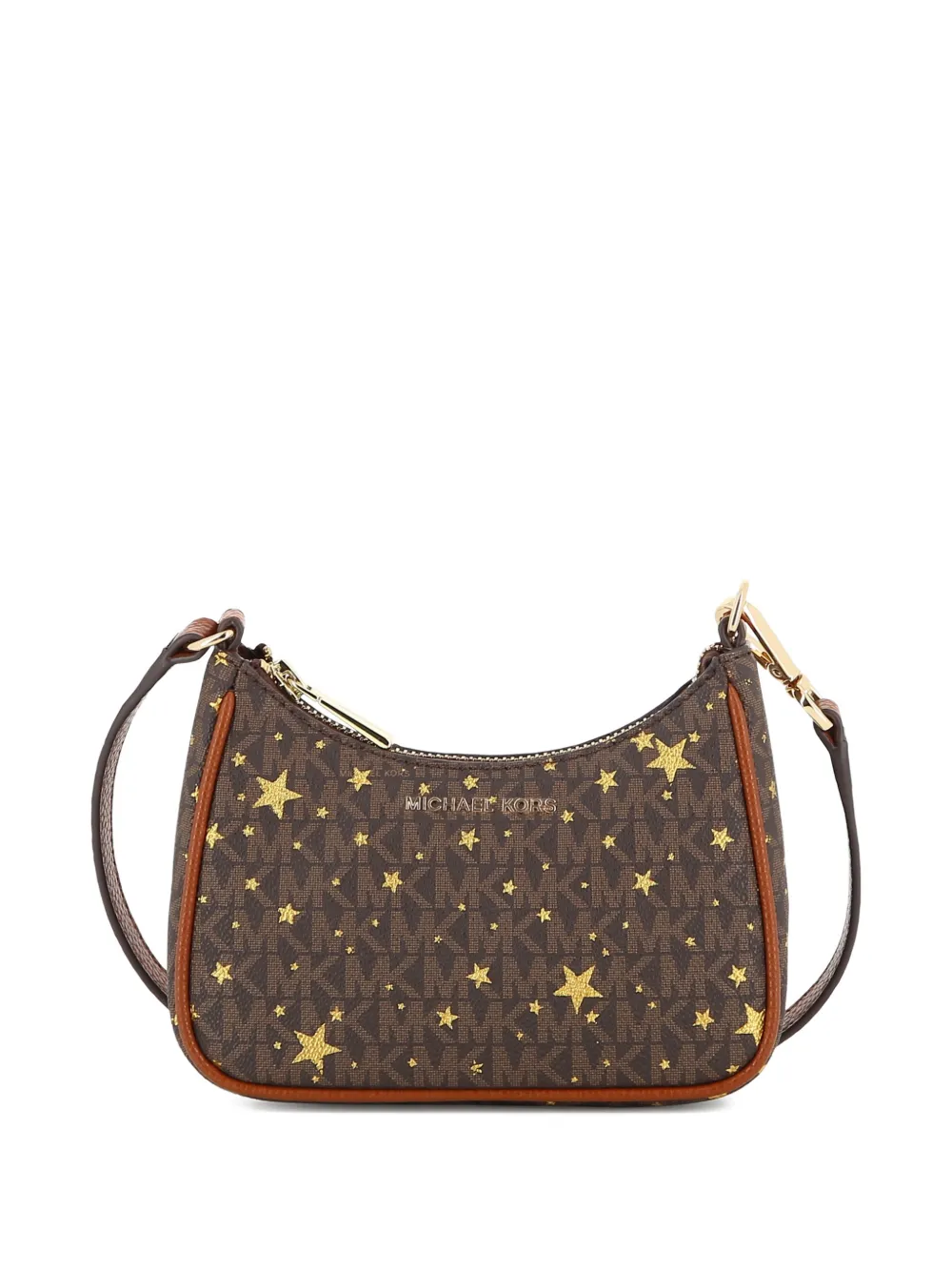 Michael Kors Kids Borsa a spalla con stampa - Marrone