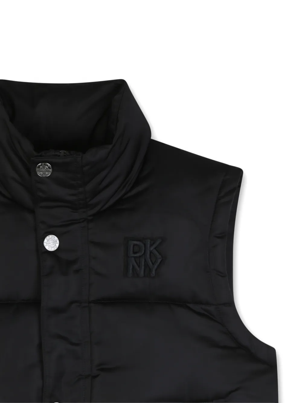 Dkny Kids Gilet met logopatch Zwart