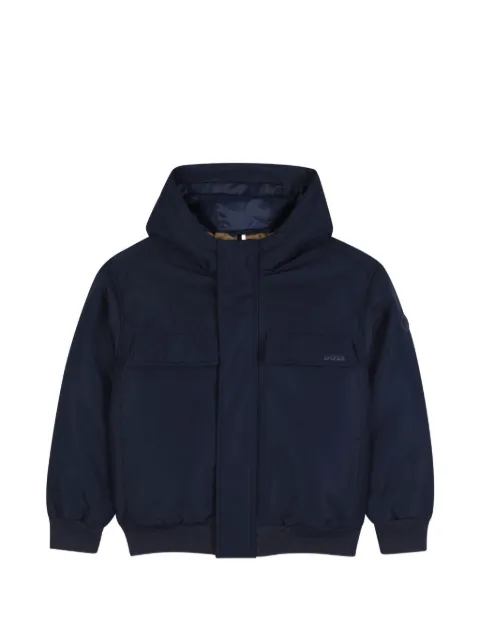 BOSS Kidswear Kapuzenjacke mit Logo-Print