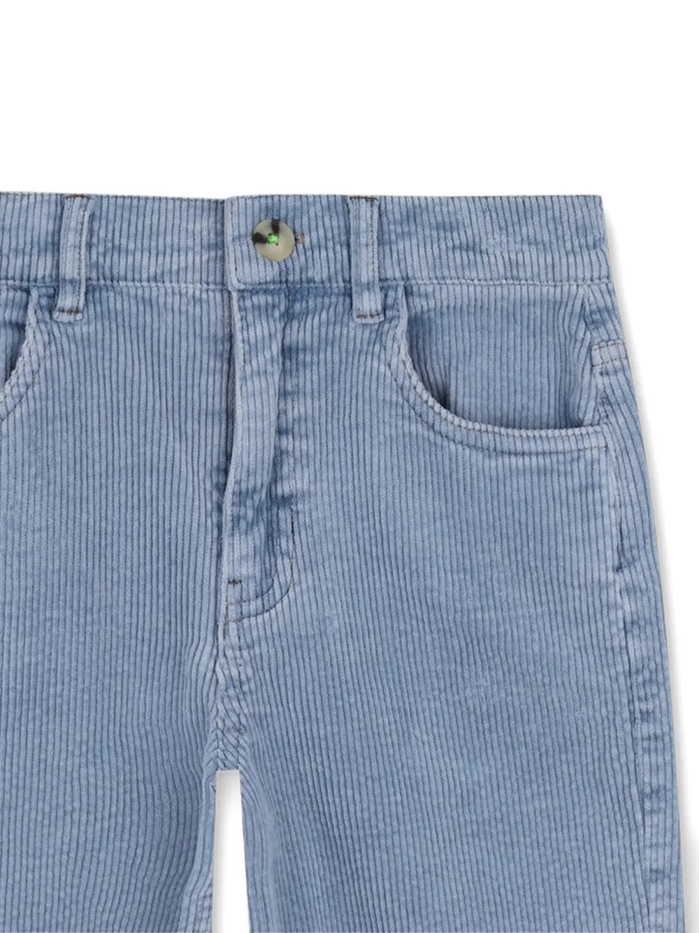 Billieblush Ribfluwelen straight broek Blauw