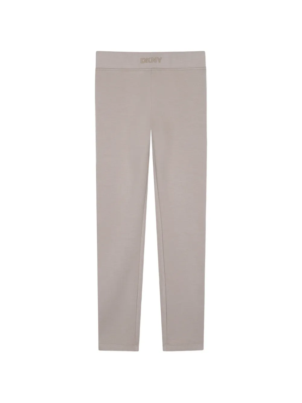 Dkny Kids Leggings con stampa logo - Toni neutri