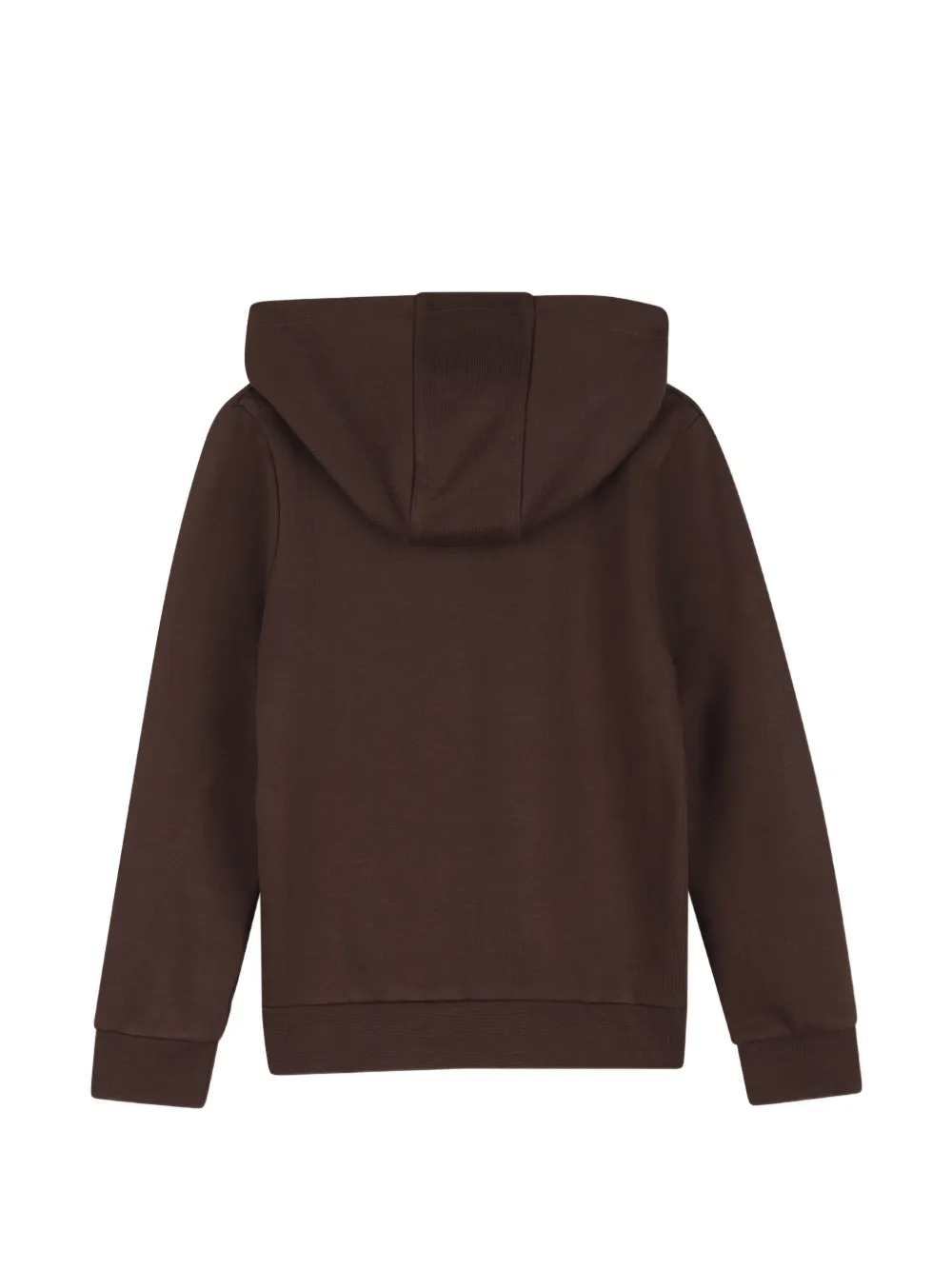 BOSS Kidswear Hoodie met logoprint Bruin