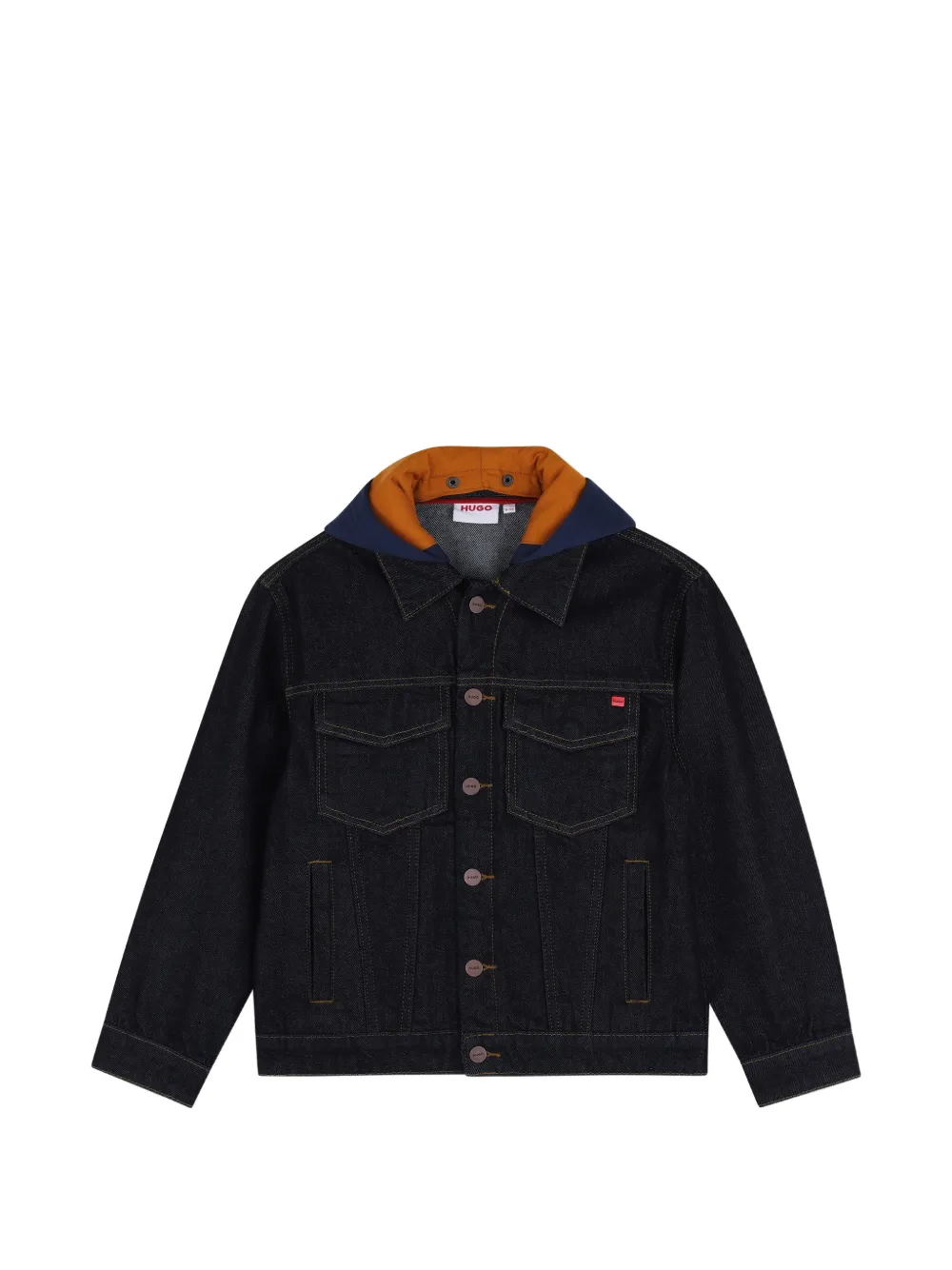HUGO KIDS Giacca con cappuccio - Blu